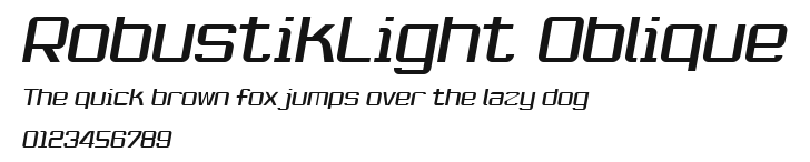 RobustikLight Oblique Preview