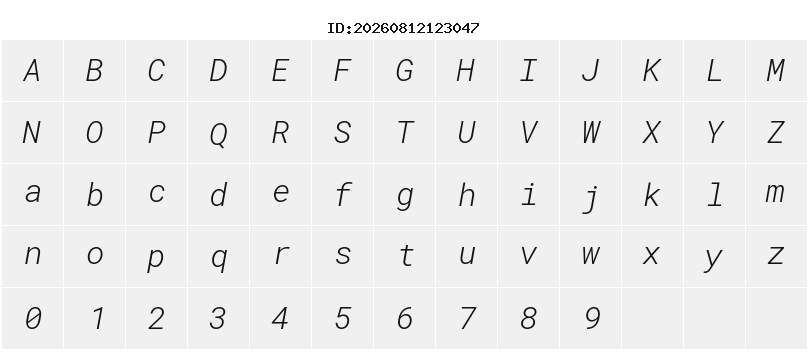 Character Map