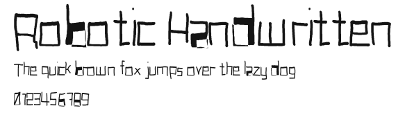 Robotic Handwritten Preview