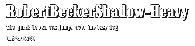 RobertBeckerShadow-Heavy Preview