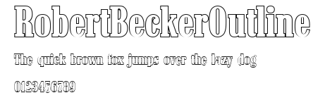 RobertBeckerOutline Preview