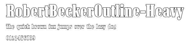 RobertBeckerOutline-Heavy Preview