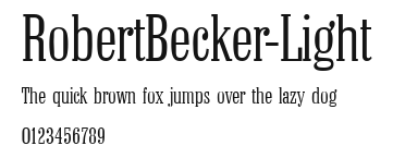 RobertBecker-Light Preview
