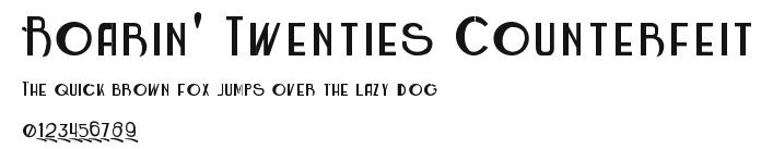 Roarin' Twenties Counterfeit Preview