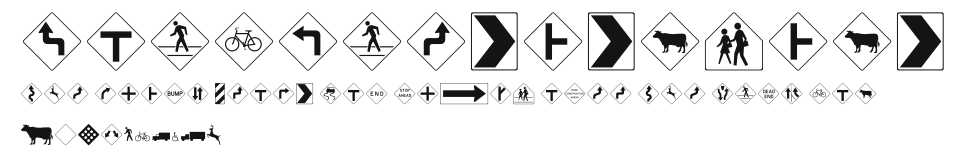 RoadWarningSign Preview