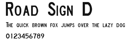Road Sign D Preview