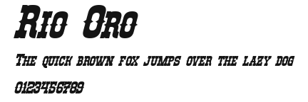 Rio Oro Preview