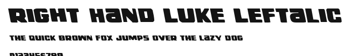 Right Hand Luke Leftalic Preview