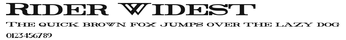 Rider Widest Preview