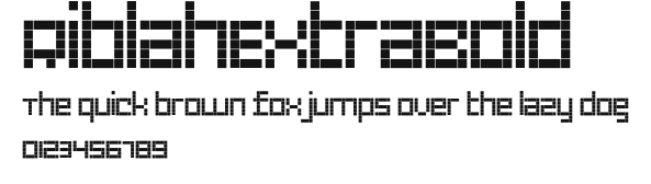 RiblahExtraBold Preview