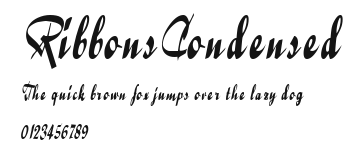RibbonsCondensed Preview