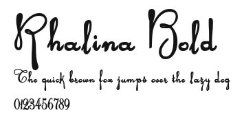 Rhalina Bold Preview