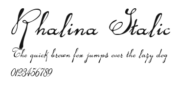 Rhalina Italic Preview
