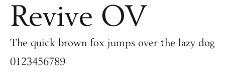 Revive OV Preview