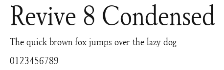 Revive 8 Condensed Preview