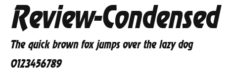 Review-Condensed Preview