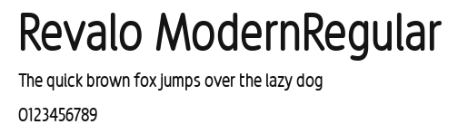 Revalo ModernRegular Preview