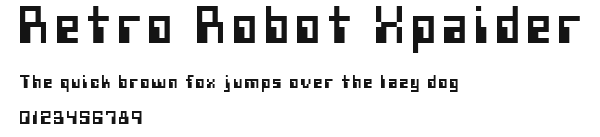 Retro Robot Xpaider Preview