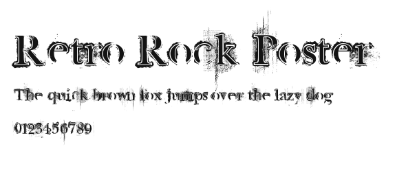 Retro Rock Poster Preview
