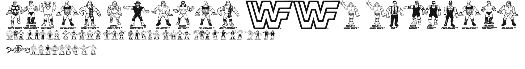 Retro Hasbro WWF Figures Preview