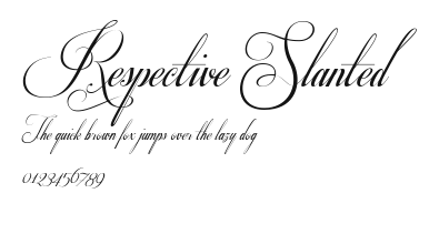 Respective Slanted Preview