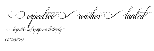 Respective Swashes Slanted Preview