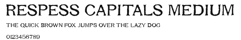 Respess Capitals Medium Preview