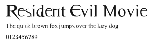 Resident Evil Movie  Preview