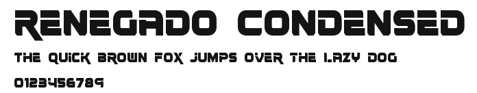 Renegado Condensed Preview