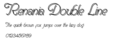 Renania Double Line Preview