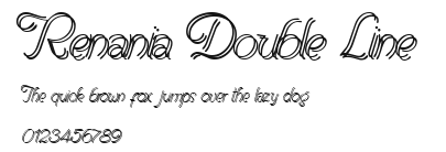 Renania Double Line Preview