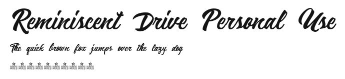 Reminiscent Drive Personal Use Preview