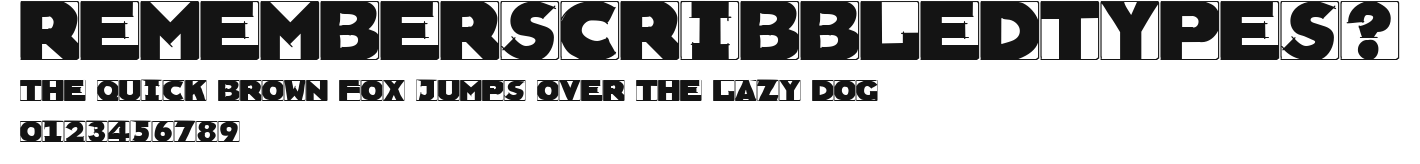 RememberScribbledTypes? Preview