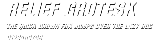Relief Grotesk Preview