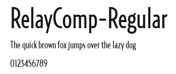 RelayComp-Regular Preview