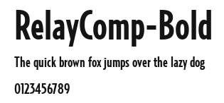 RelayComp-Bold Preview