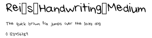 Rei_s_Handwriting_Medium Preview