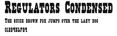 Regulators Condensed Preview