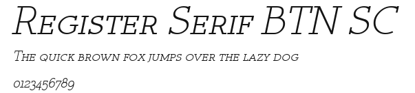 Register Serif BTN SC Preview