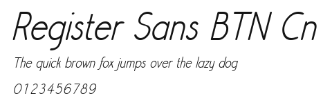 Register Sans BTN Cn Preview