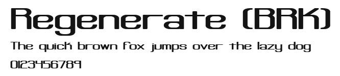 Regenerate (BRK) Preview