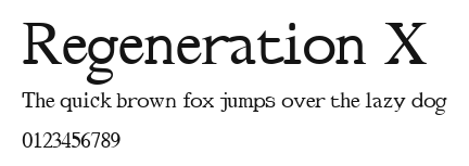 Regeneration X Preview