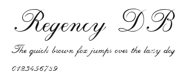 Regency DB Preview