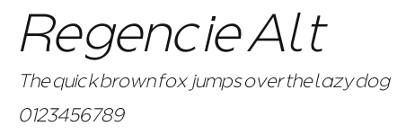 Regencie Alt Preview