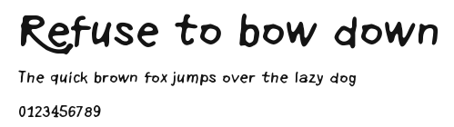 Refuse to bow down Preview