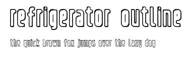Refrigerator Outline Preview