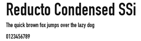Reducto Condensed SSi Preview