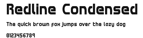 Redline Condensed Preview