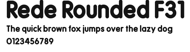 Rede Rounded F31 Preview