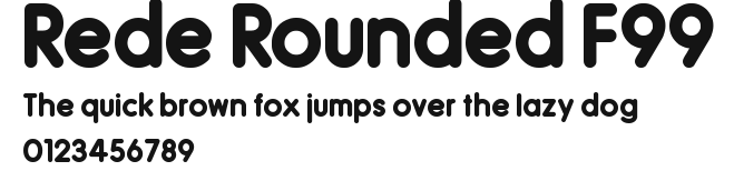 Rede Rounded F99 Preview